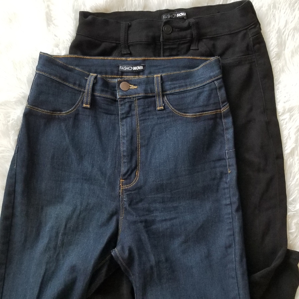 Fashion Nova - Bundle of 2 High Waist Jeans